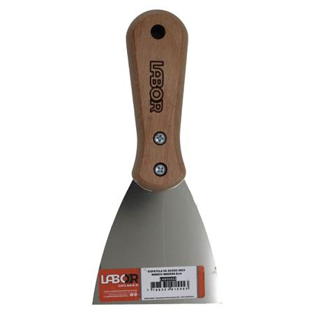 ESPATULA ACERO INOX M/ MADERA 8cm
